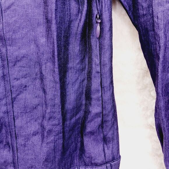 Jacket Size M Preppy Revival Jacket Hidden Pockets Mother of Pearl Quiet Luxury - Picture 10 of 16